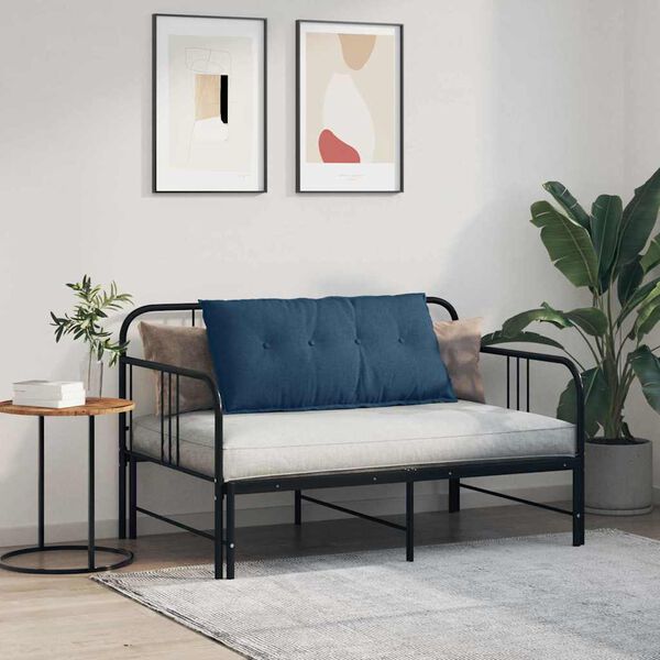 vidaXL Atpakaļ spilvens Zila 100 x 19 x 50 cm audums