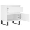 vidaXL naktsskapī&scaron;i, 2 gab., balti, 40x35x50 cm, inženierijas koks
