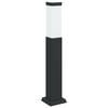 vidaXL stabveida gaismeklis, 50 cm, melns, IP44