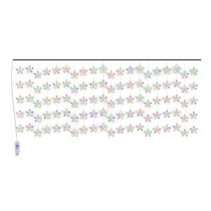 vidaXL LED lampiņu aizkars, 500 LED, krāsains, 8 funkcijas