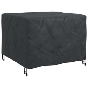 vidaXL Mēbeļu pārklājs Vienkrāsains Melna 113 x 113 x 73 cm 210D