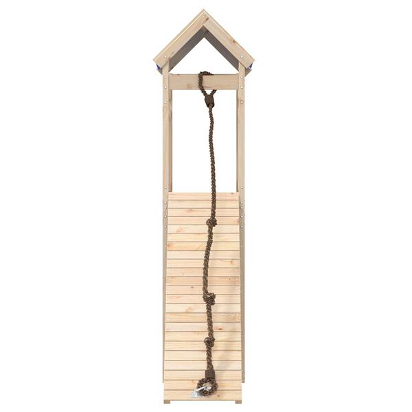 vidaXL āra rotaļu laukums, priedes masīvkoks