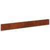 vidaXL Zāliena Apmale 50 pcs 100 x 12 cm Tērauds Rūsa