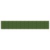 vidaXL Balkona ekrāns ar lapām Zaļa 600 x 100 cm Polietilēns un audums