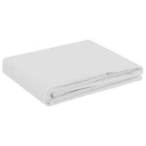 vidaXL Galda audums Kvadrātveida Balts 90 x 90 cm Poliesters