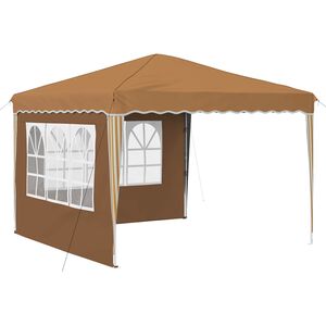 vidaXL Pop-up svinību teltis 288 x 288 x 245 cm Bē&scaron;a Oksforda audums