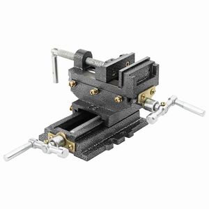 vidaXL ar roku darbināmas krustveida skrūvspīles, 70 mm