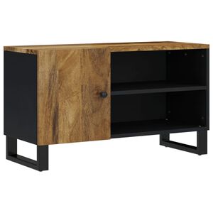 vidaXL TV skapis, 80x33x46 cm, mango masīvkoks, inženierijas koks