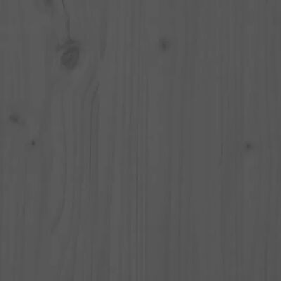 vidaXL naktsskapīši, 2 gab., pelēki, 40x35x61,5 cm, priedes masīvkoks