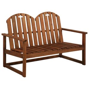 vidaXL dārza sols, 110 cm, akācijas masīvkoks