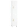 vidaXL augstais skapītis, balts, 34,5x34x180 cm, inženierijas koks