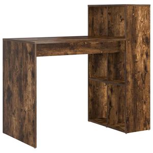 vidaXL Galds Dūmaka ozols Inženierijas koks 108 x 55 x 103.5 cm