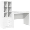 vidaXL Galds Balts 145.5 x 50 x 127 cm 2 gab.