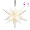 vidaXL Ziemassvētku lampiņa, 10 LED, balta, 10 cm