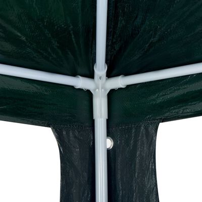vidaXL svinību telts, zaļa, PE, 3x9 m
