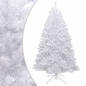 vidaXL mākslīgā Ziemassvētku egle ar sniegu, 120 cm