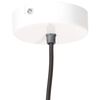 vidaXL griestu lampa, industriāls dizains, balta, 25 W, 19 cm, E27