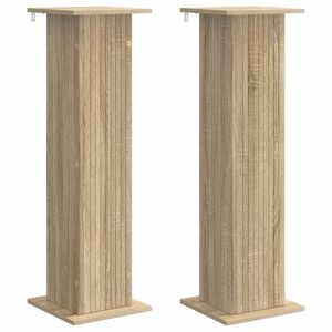 vidaXL Augu statīvs 2 pcs Sonomas ozols 30,5 x 30 x 100,5 cm