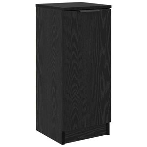 vidaXL Puse Melns ozolkoks 30 x 30 x 70 cm Inženierijas koks