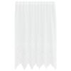 vidaXL Mežģīņu aizkars Balts 140 x 150 cm Poliesters