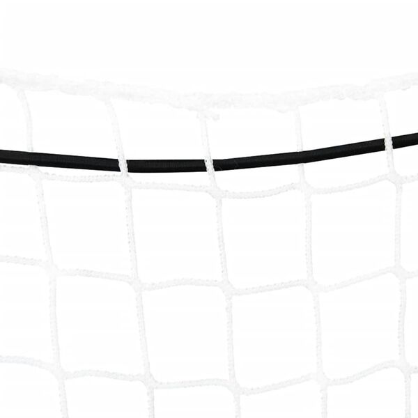 vidaXL piekabes tīkls ar elastīgu auklu, balts, 6x3,5 m, polipropilēns