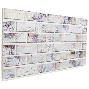 vidaXL Sienas paneļi 10 gab. 100 x 50 cm Gai&scaron;i pelēks un melns