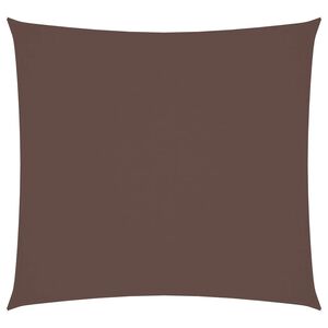 vidaXL saulessargs, 2x2 m, kvadrāta forma, brūns oksforda audums