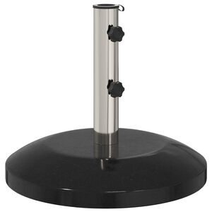 vidaXL Parasol bāze 40-50 mm stienim 26.75 kg Melns for 40-50 mm Pole