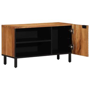 vidaXL Televizora skapī&scaron;a Brūna 80 x 33 x 46 cm Cieta mango koksne