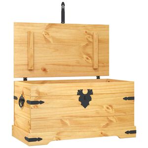 vidaXL koka lāde, 91x49,5x47 cm, Meksikas Corona stila priežkoks
