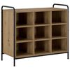 vidaXL Apavu skapis 85 x 39,5 x 75 cm Inženierijas koks Artisan Ozols