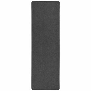 vidaXL Paklāja skrējējs Tum&scaron;i pelēks 80 x 500 cm 100% polipropilēns