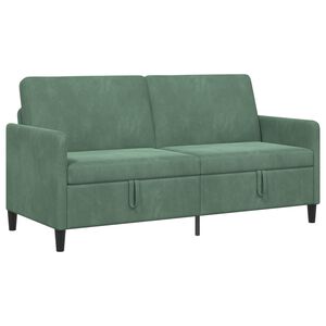 vidaXL Sofas ar uzglabā&scaron;anu 3-vietīgs Jūras zaļa 172 x 78 x 87 cm