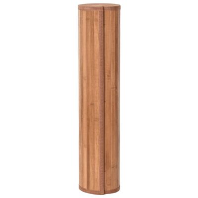 vidaXL paklājs, taisnstūra forma, dabīga krāsa, 80x200 cm, bambuss