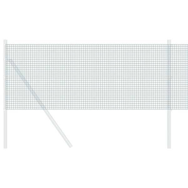 vidaXL Metinātās stieples žogs Zaļa 0.5 x 100 m