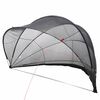vidaXL Baseina kupols 500 x 500 x 236 cm Melna