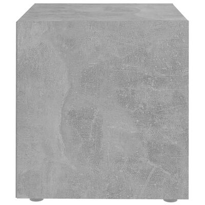 vidaXL TV plaukti, 4 gab., betona pelēki, 37x35x37 cm, skaidu plāksne