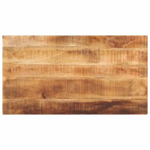 vidaXL galda virsma, 120x60x1,5 cm, taisnstūra, raupj&scaron; mango masīvkoks