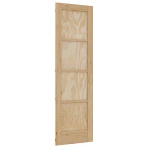vidaXL Iek&scaron;telpu durvis 61 x 198,5 cm Saplāksnis Dabiska