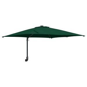 vidaXL Dārza parasols Zaļa 248,5 x 247,5 x 160 cm
