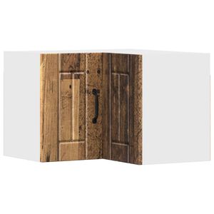 vidaXL Sienas stūra skapis LUCCA Vecs koks 57 x 57 x 40 cm