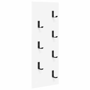 vidaXL Sienas pakaramais Balts 30 x 1,5 x 80 cm Inženierijas koks