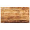 vidaXL galda virsma, 110x70x2,5 cm, taisnstūra, raupj&scaron; mango masīvkoks