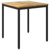 vidaXL Dārza vakariņu galds Balta un melna 70 x 68,5 x 75 cm