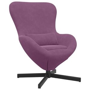 vidaXL Olu krēsls Violeta 63 x 73 x 90 cm Samts