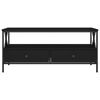 vidaXL kafijas galdiņ&scaron;, melns, 100x51x45 cm, inženierijas koks