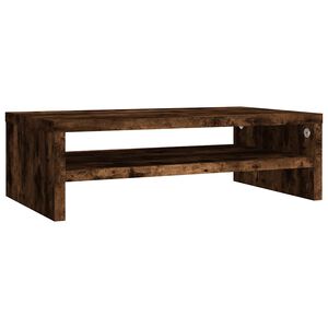 vidaXL monitora paliktnis, ozolkoka, 42x24x13 cm, inženierijas koks