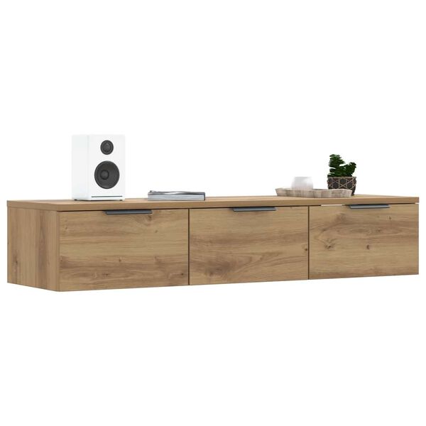 vidaXL Sienas skapis Artisan Oak 102x30x20 cm Engineered Wood