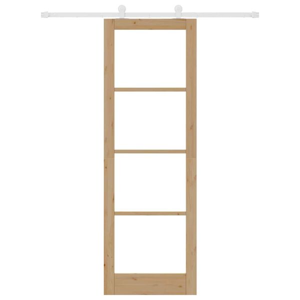 vidaXL Slīdo&scaron;ās durvis ORKDAL Dabiska 78 x 232 cm