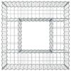 vidaXL Gabions pacelta gulta Sudraba 80 x 80 x 40 cm Cinkots tērauds